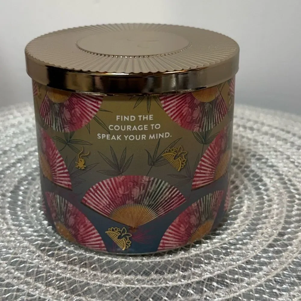 BBW Disney Mulan 3 Wick Scented Candle NWT